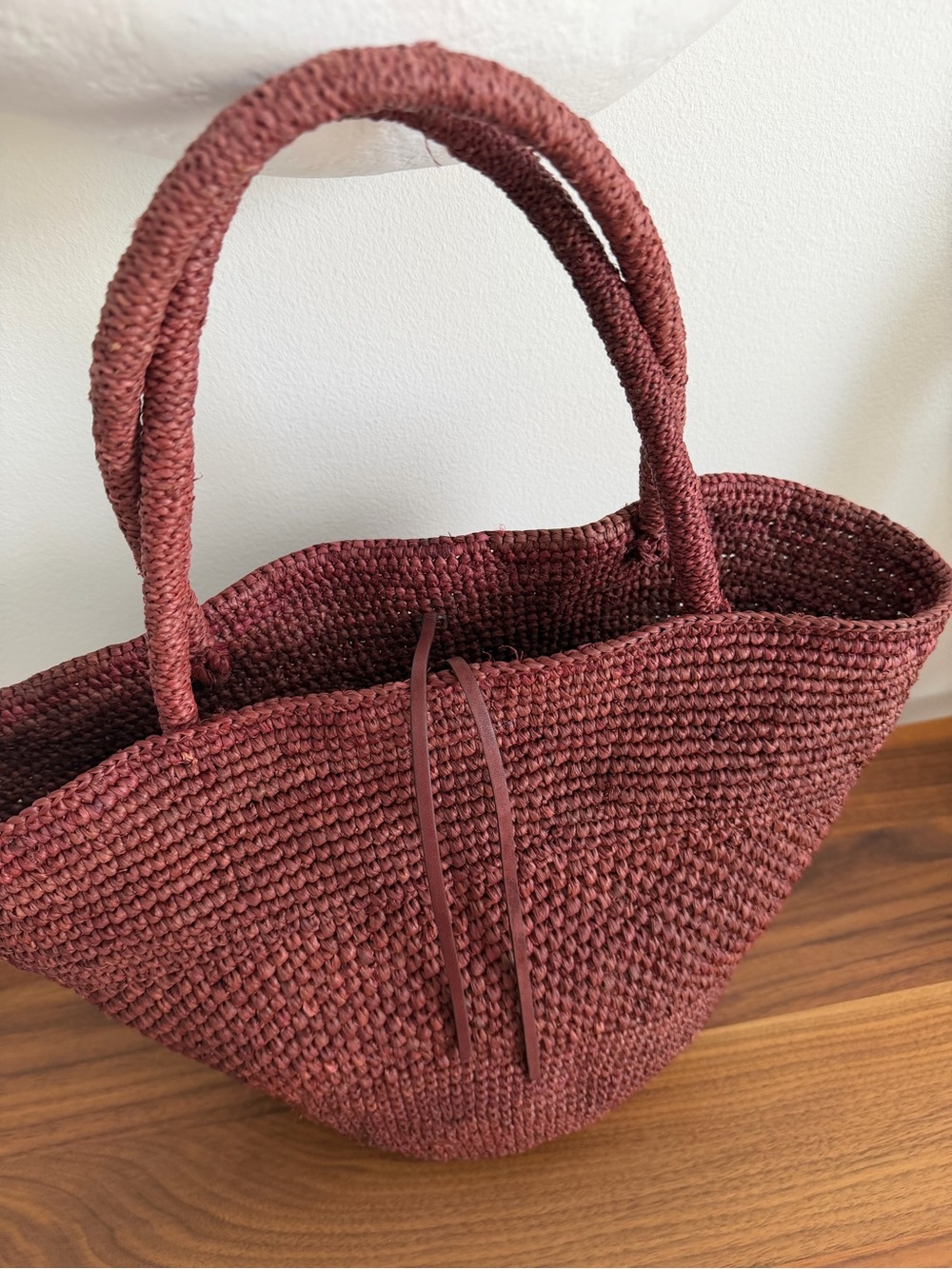 The Row Emilie bag in Burgundy - Picture 2 of 9